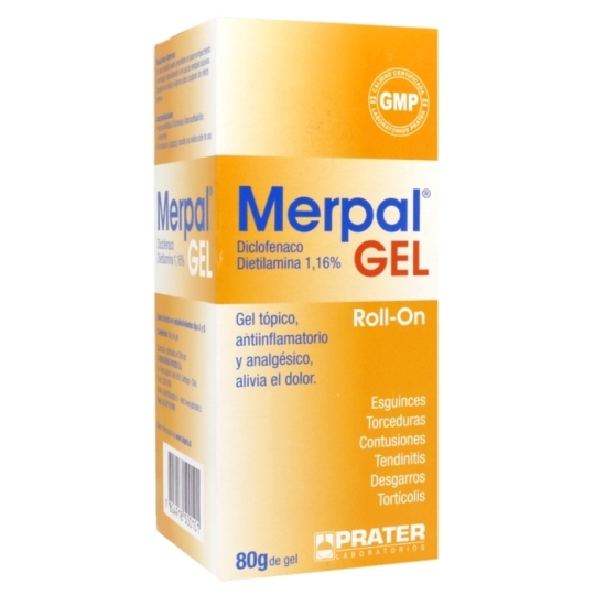 MERPAL GEL ROLL ON X 80 G