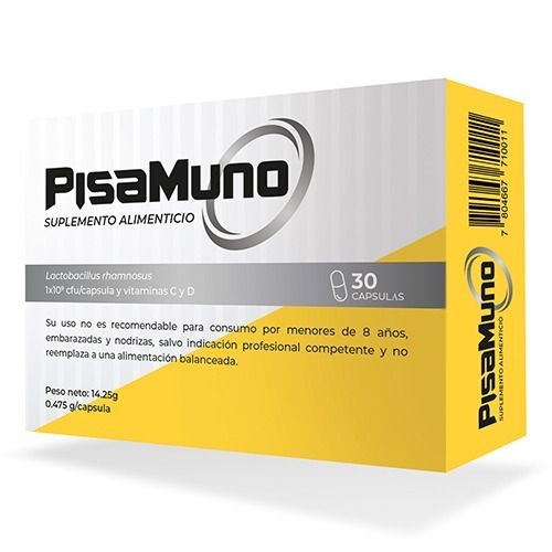 PISAMUNO +VITAMINA C Y D X 30 CAP