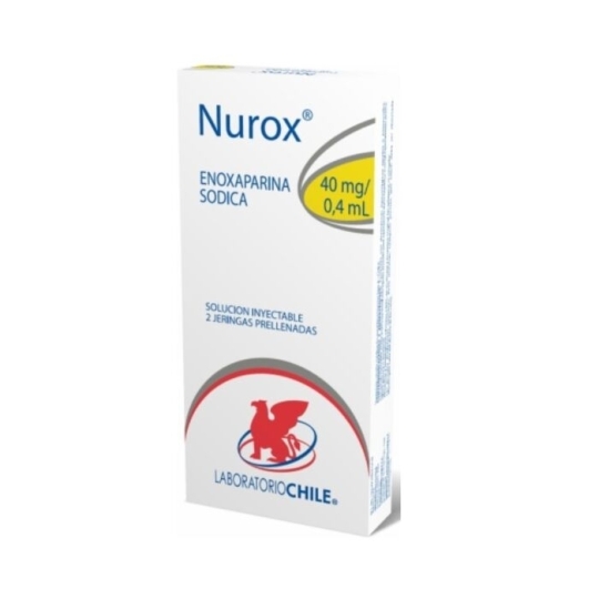 NUROX SOL INYECTABLE 40MG/0,4ML X 2 JERINGAS