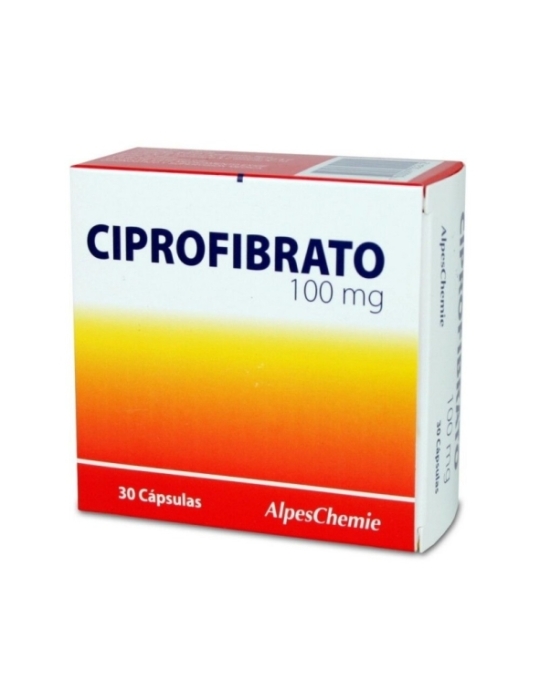 CIPROFIBRATO 100MG X30 CAP