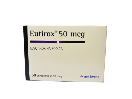 EUTIROX (R) 50mcg X50COM.