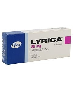 LYRICA 25MG X 14CAP