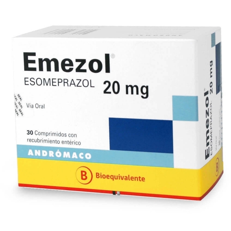 EMEZOL 20 MG X 30 COMPRIMIDOS