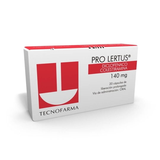 PRO LERTUS 140mg X 20 CAPSULAS