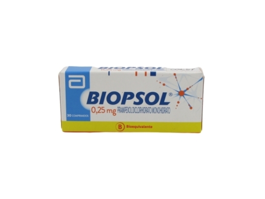 BIOPSOL COM.0,25MG.30