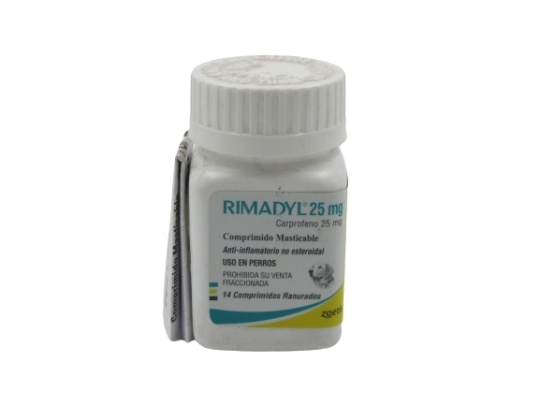 RIMADYL 25 MG X 14 COMP