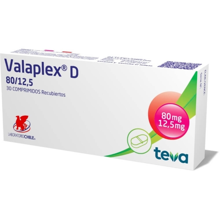 VALAPLEX-D 80/12,5 X 30 COMP REC.