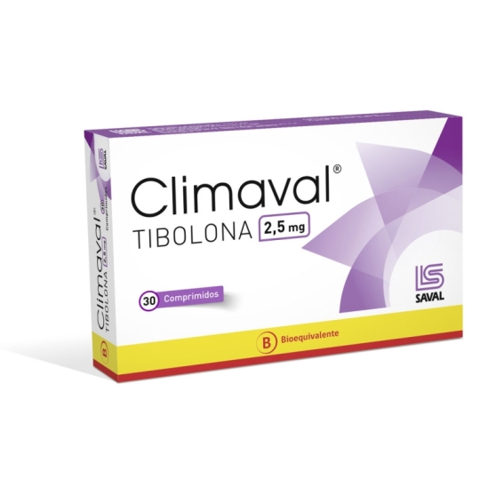 CLIMAVAL 2,5mg X30COM