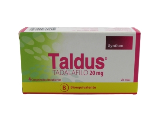 TALDUS 20mg X4COM.