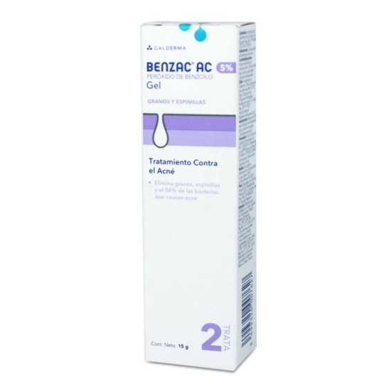 BENZAC AC 5% GEL  X 15 GR