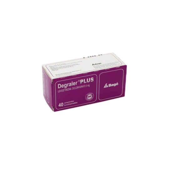 DEGRALER PLUS 5 MG X 40 COMPRIMIDOS BUCODISPERSABLES