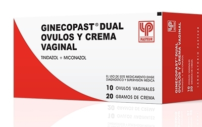 GINECOPAST DUAL 10 OV + 1 CREMA 20 GR 