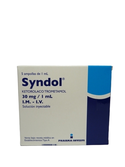 SYNDOL  30mg IV X5AMP.