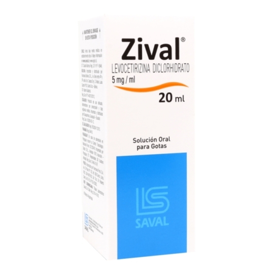 ZIVAL GTS.5MG/ML.20ML