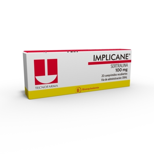 IMPLICANE 100MG X 20 COM REC