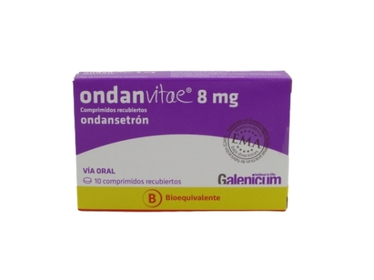 ONDANVITAE 8 mg X10 COMP