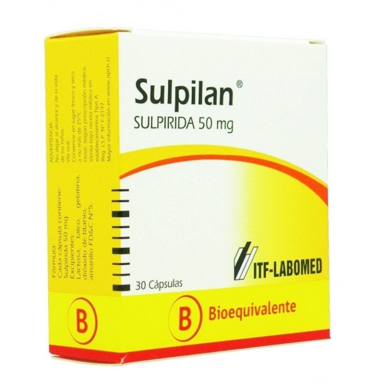 SULPILAN 50mg X30CAP.