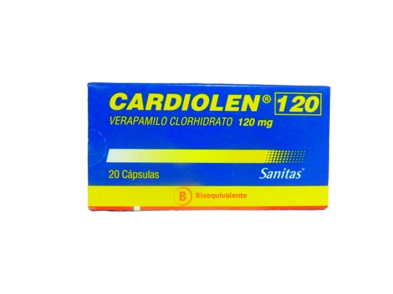 CARDIOLEN 120mg X 20 CAP