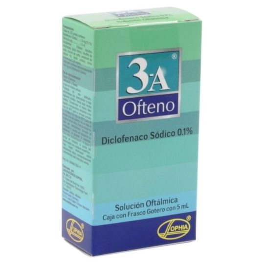 3A OFTENO SOL OFT.  0.1 % X 5ML 