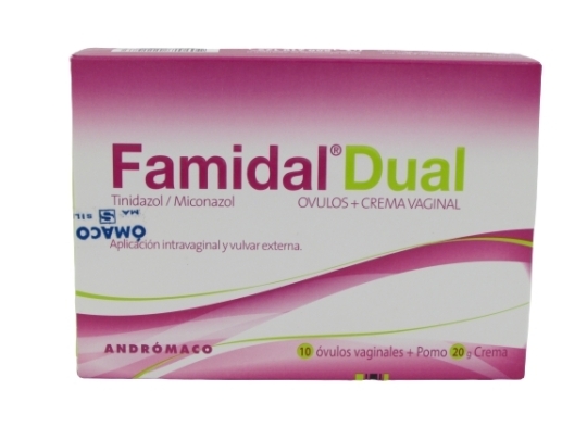 FAMIDAL DUAL CREMA VAGINAL X 20g+10 OVULOS