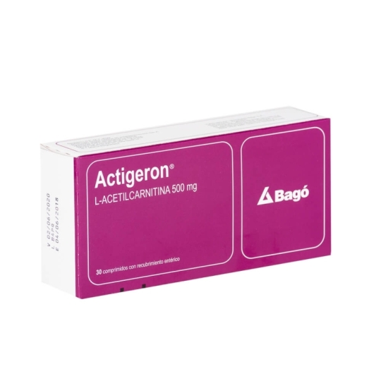 ACTIGERON 500 MG X 30 COM