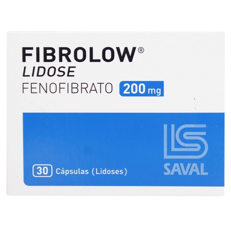 FIBROLOW 200 MG X 30 CAP