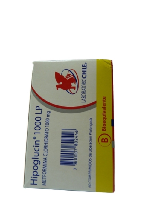 HIPOGLUCIN LP  1000mg X60COM.