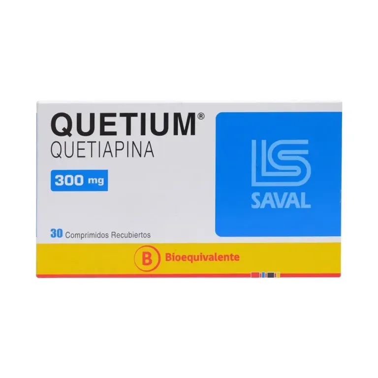 QUETIUM 300 MG X 30 COM