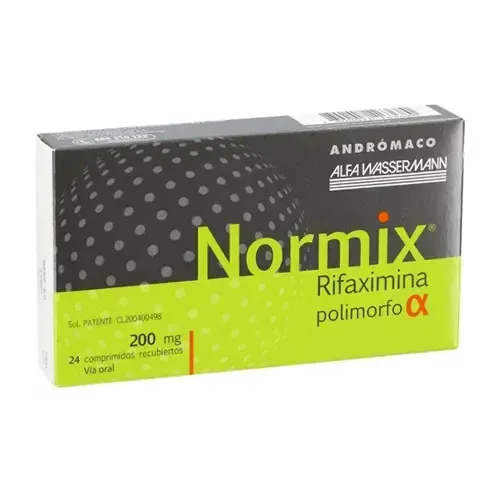 NORMIX 200MG X 24 COM REC