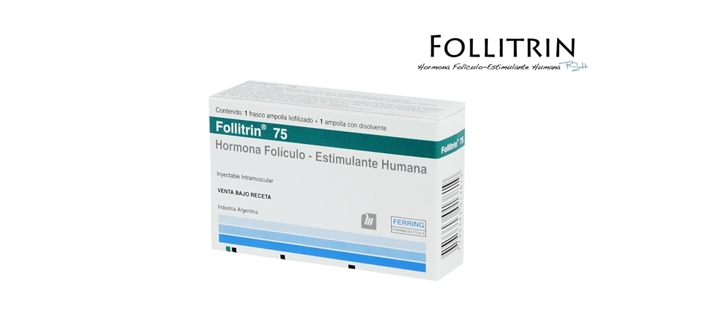 Follitrin 75 UI X 1 Frasco Ampolla + solv.