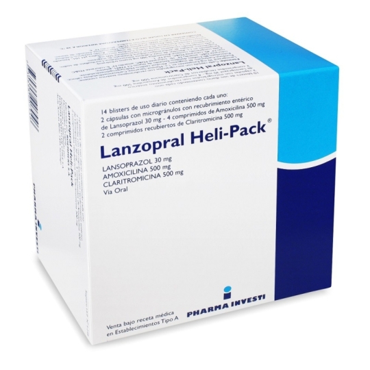 LANZOPRAL HELI-PACK 14 BLISTER 