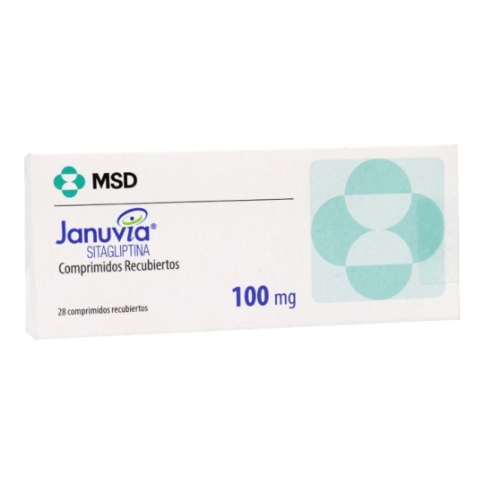 JANUVIA 100 MG X 28 COM REC