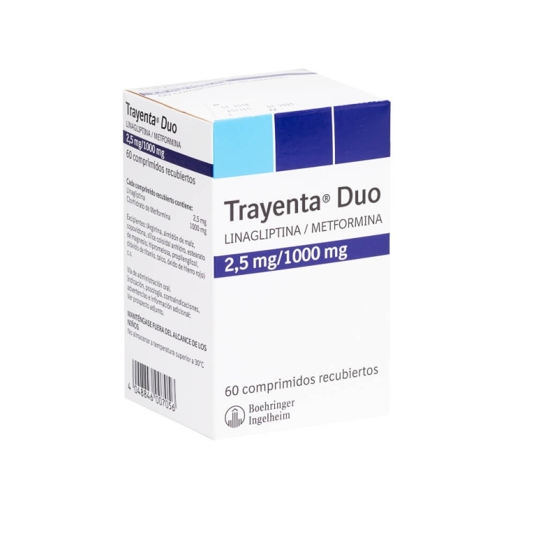 TRAYENTA DUO  2,5/1000mg X 60 COM