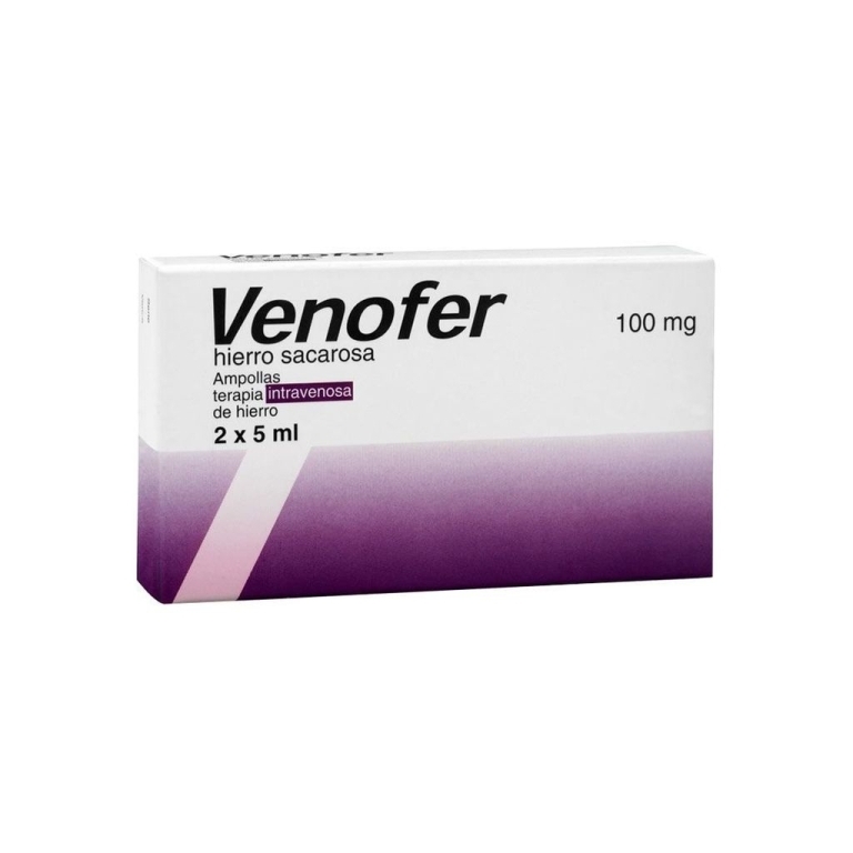 VENOFER 100 MG X 5 ML 2 AMP