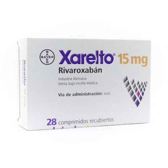 XARELTO 15MG. X 28 COM REC 