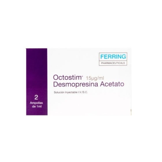 OCTOSTIM 15MCG /1 ML X 10 AMPOLLAS