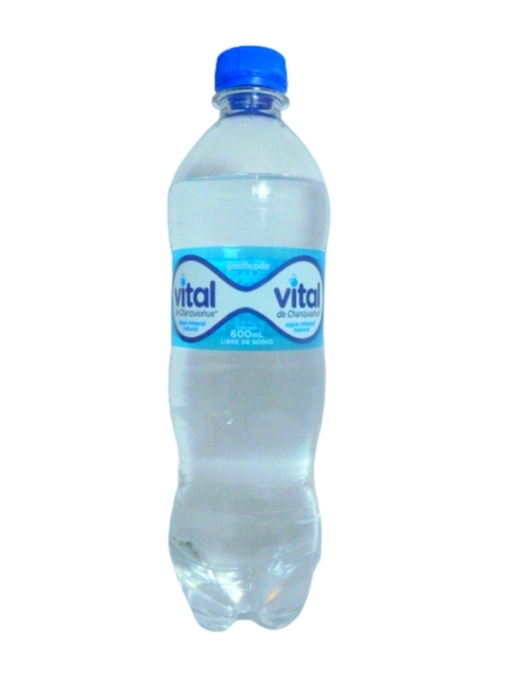 AGUA MINERAL VITAL C/GAS 600ML