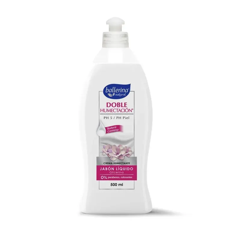 BALLERINA JABON DOBLE HUMECTACION X 500 ML