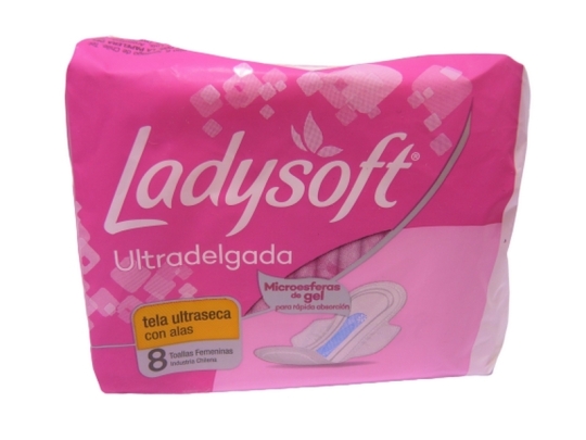 LADYSOFT ULTRA DELGADA ULTRASECA C/ALAS X8