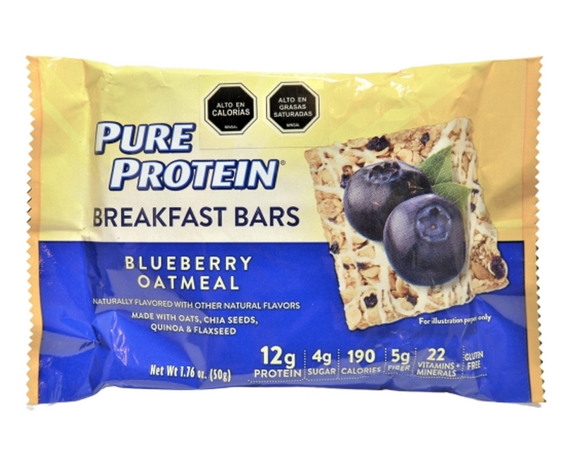 PURE PROT. BREAKFAST BARS BLUEBERRY