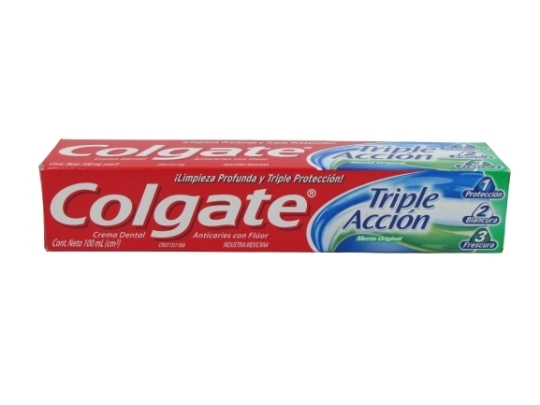 COLGATE TRIPLE ACCIÓN PAS.X100G