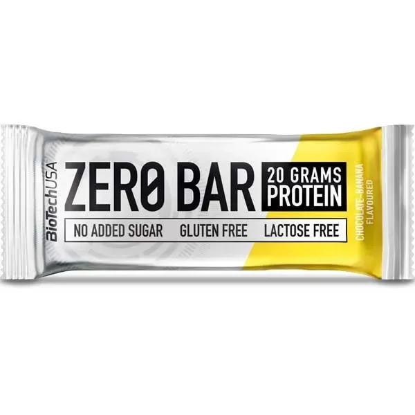 ZERO BAR CHOCOLATE-BANANA BARRA X 20 GR