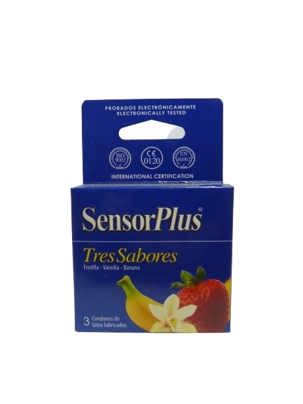 SENSOR PLUS 3 SABORES X3