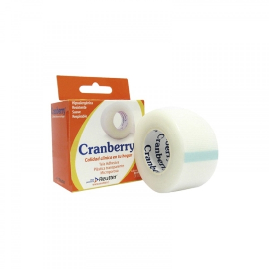 CRANBERRY TELA ADH PLASTICA 5cm X 9M