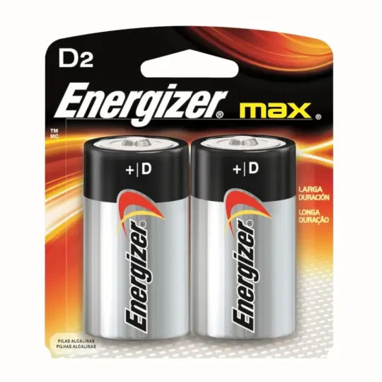 ENERGIZER PILA ALCALINA GANDE TIPO D