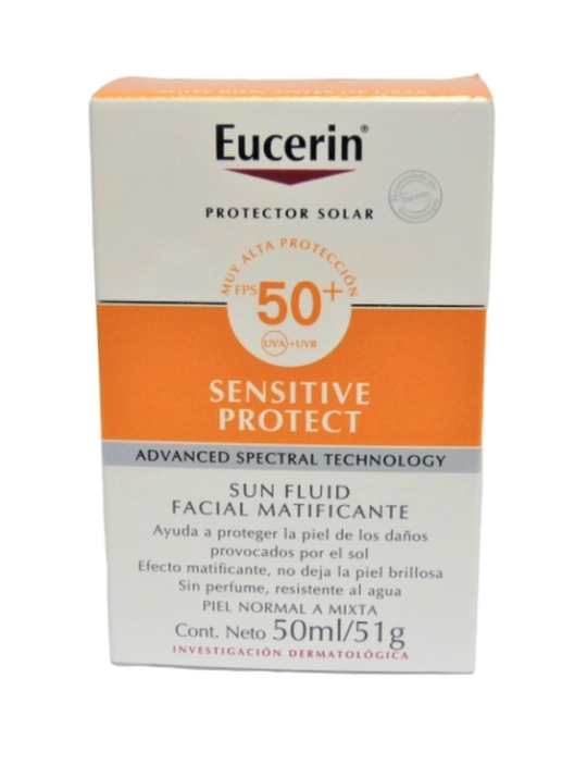 EUCERIN SOL.F50 CR.MAT.50ML