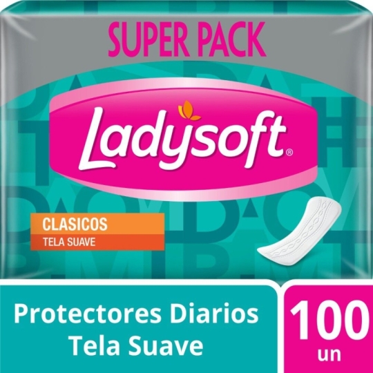 LADYSOFT PROTEC. DIARIO TELA SUAVE NORMAL X100