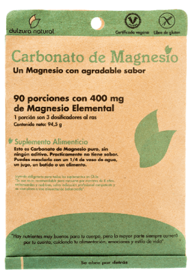 CARBONATO DE MAGNESIO 400 MG  X  90 PORCIONES