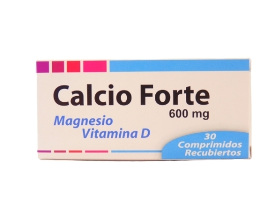 CALCIO FORTE 600mg/VITD X30 COM