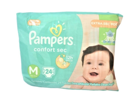 PAMPERS CONFORT SEC M X24